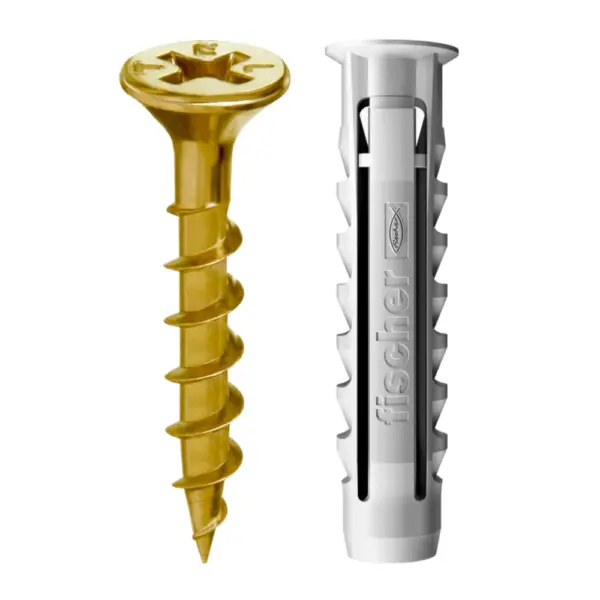 Kit Fijacion 6mm Taco SX Y Tornillo 10 Unidades