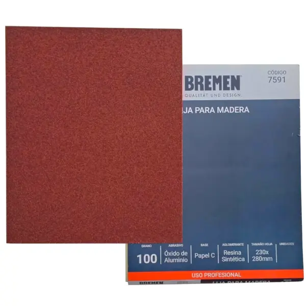 Lija Para Madera BREMEN Grano 100