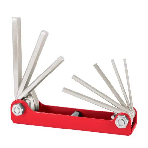 Juego 8 Llaves Allen Pulgadas Tipo Navaja TRUPER