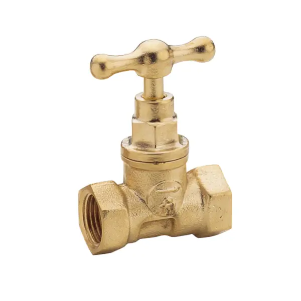 Llave De Paso Agua 1/2 HH Bronce FV 0471-13-B