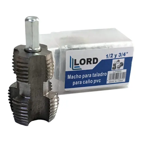 Macho Para Roscar Polip. 1/2 Y 3/4 LORD