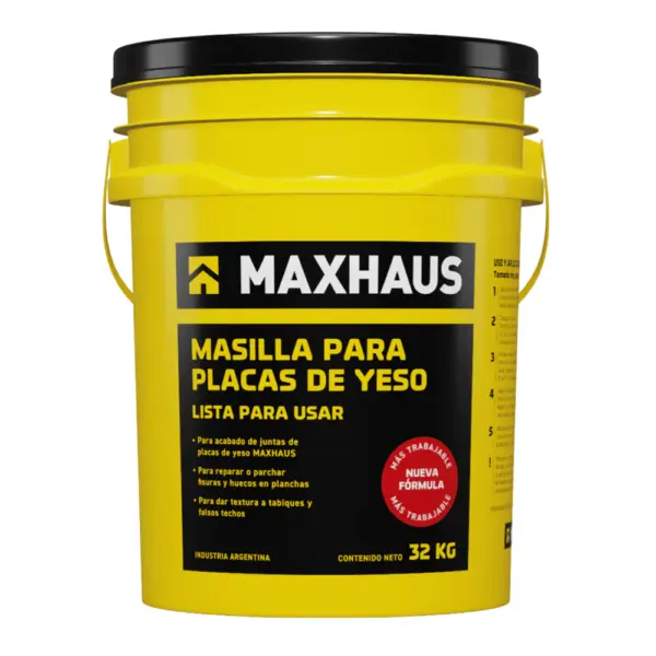 Masilla Para Placas De Yeso MAXHAUS 32Kg