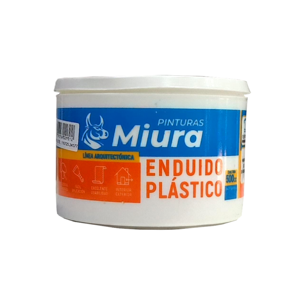 Enduido Plastico MIURA Interior Exterior 0.5L
