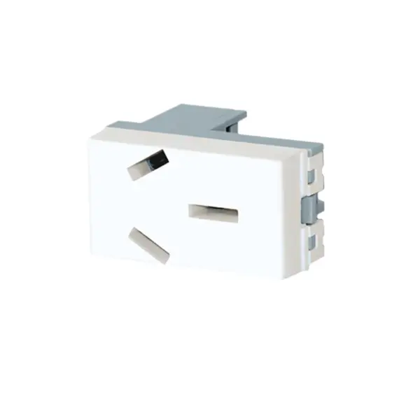 Modulo Verona Toma Con Tierra 20A Blanco 20059 JELUZ