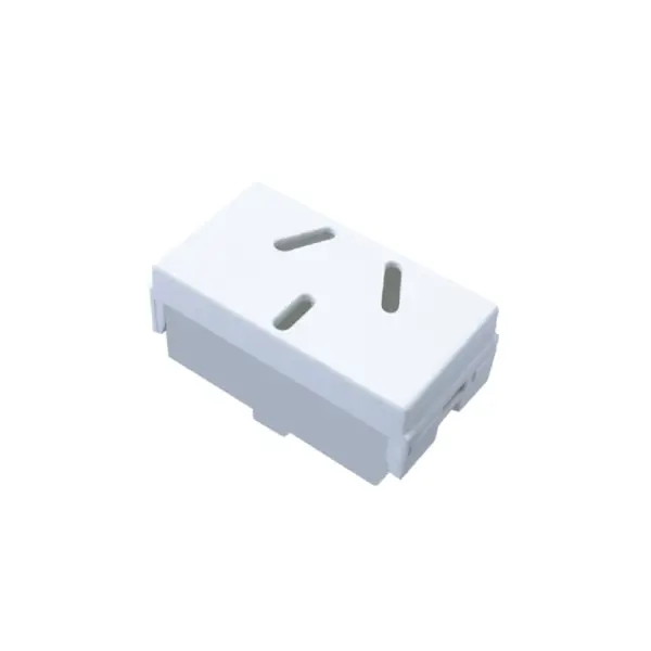 Modulo Toma TAAD Espiga Plana Linea Spot Blanca S-4200