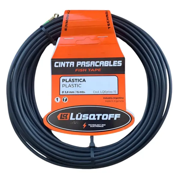 Cinta Pasacable Plastica 3.8 X 15Mts LUSQTOFF