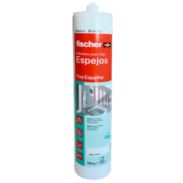 Adhesivo Para Fijar Espejos FISCHER 360Gr Blanco