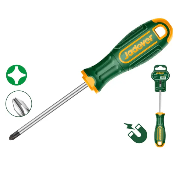 Destornillador Phillips Ph2 150mm JADEVER Jdsdb226