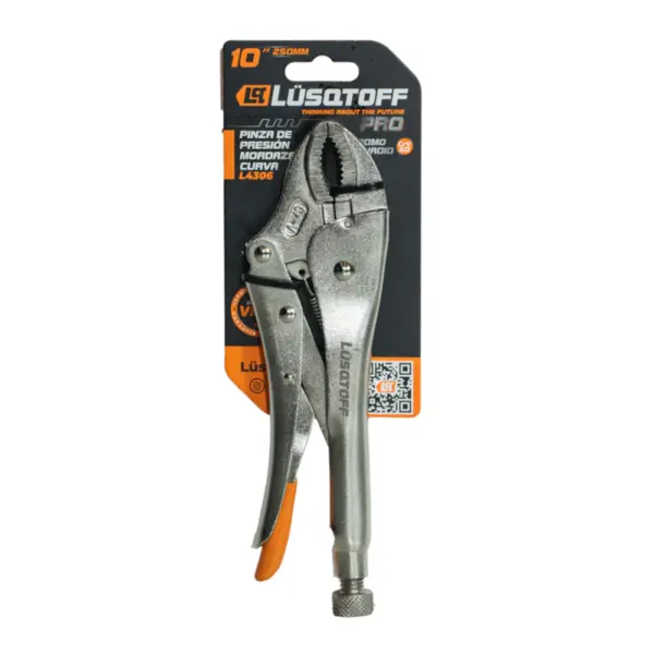 Pinza De Presion Mordaza Curva 10" Pro L4306 LUSQTOFF
