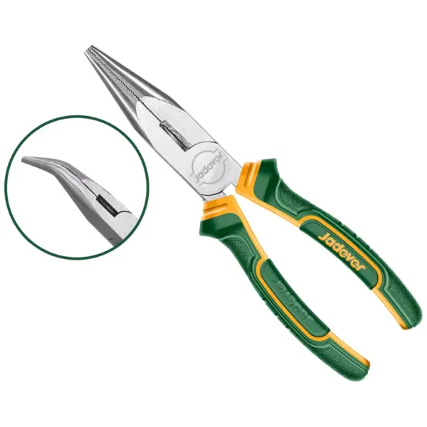 Pinza De Punta Curva 8" JADEVER 200mm