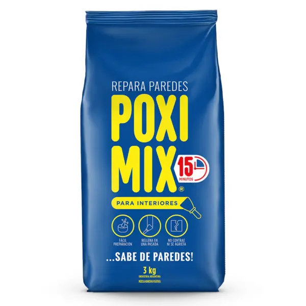 Mezcla Adhesiva Plastica Interior POXIMIX 3Kg