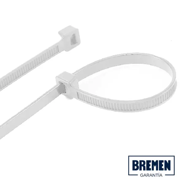 Precintos Nylon BREMEN Blanco 3.6mm X 15cm