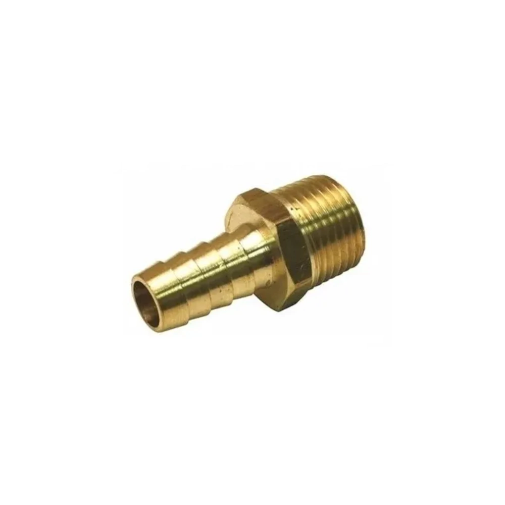 Racor Conector Espiga Bronce 1/4 Macho