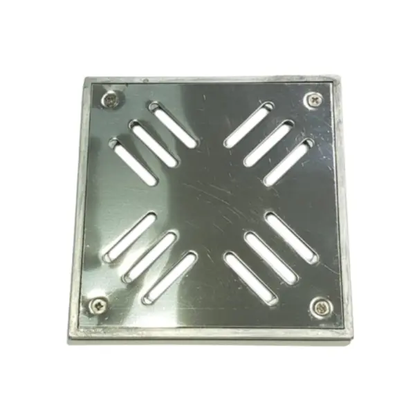 Reja Para Piso 15 X 15Cm Acero Inoxidable CASAL