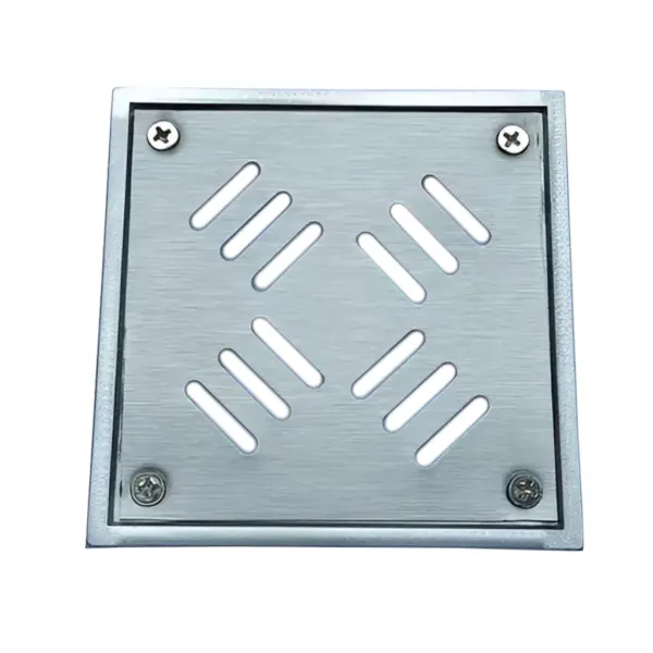 Reja Para Piso 10 X 10Cm Acero Inoxidable CASAL