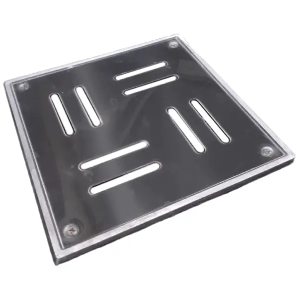 Reja Para Piso 20 X 20Cm Acero Inoxidable CASAL
