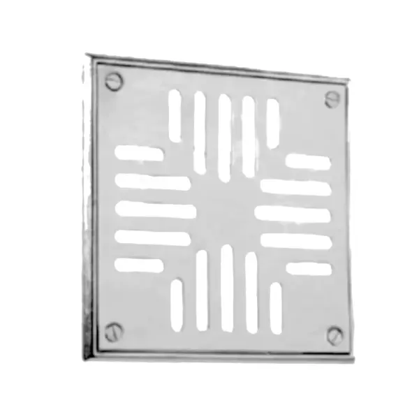 Rejilla Calada Metalica Con Marco 20 x 20