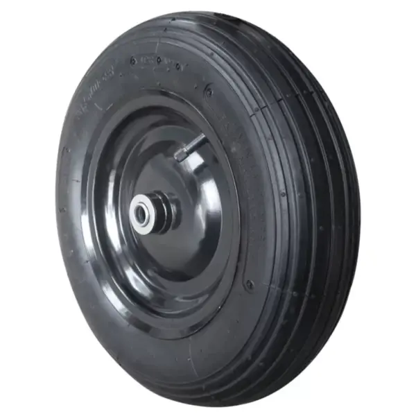 Rueda Neumatica Carretilla 360mm Llanta Chapa 4 Telas KUSHIRO