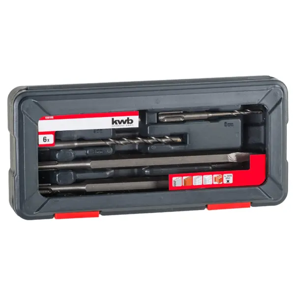 Juego Brocas Y Cincel Kwb 6 Piezas 109166