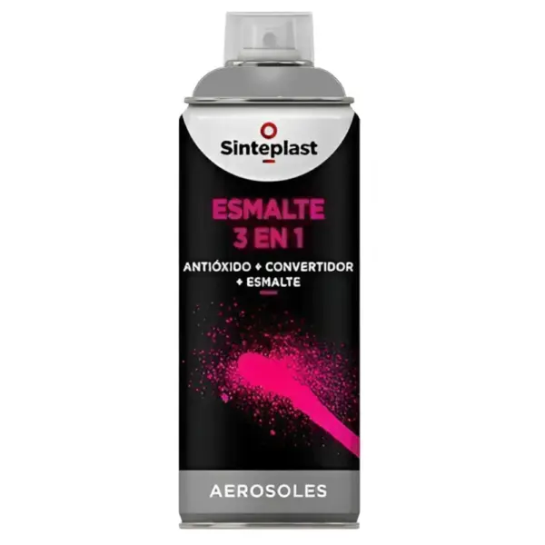 Aerosol Gris Espacial 3 En 1 SINTEPLAST 440Cm3