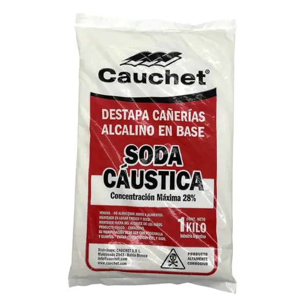 Soda Caustica 28% CAUCHET 1Kg