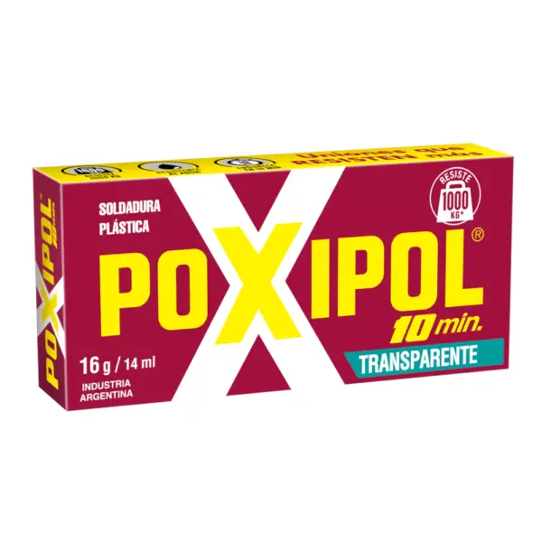 Soldadura Plastica Transparente POXIPOL 16gr