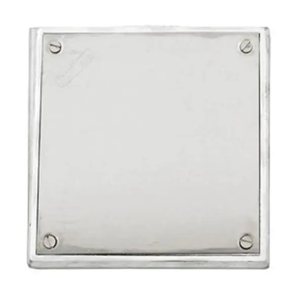 Tapa Doble Ciega Y Marco De Acero 20 X 20cm CASAL