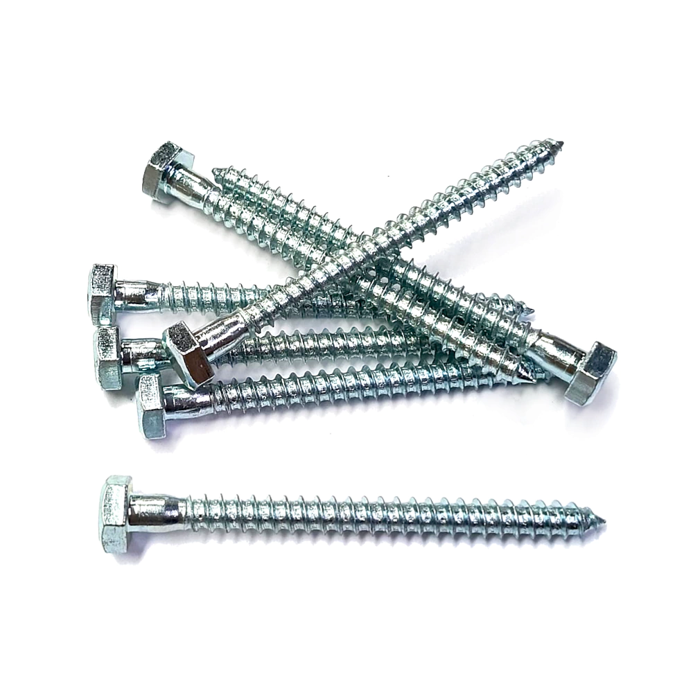 Tornillo Tirafondo 1/4 X 3 - 6.35 X 76.20 mm