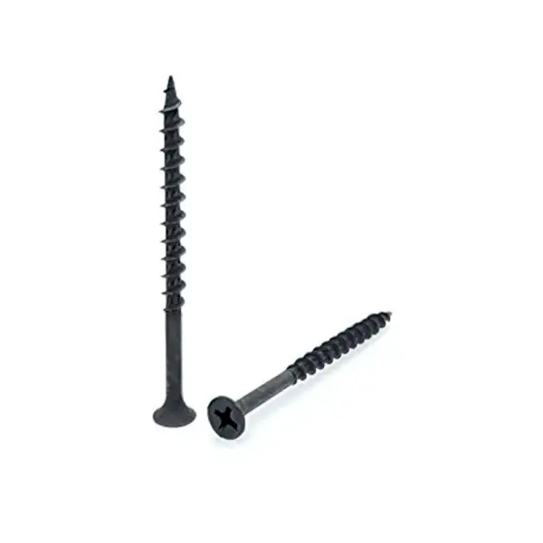 Tornillo Negro Paso Grueso 10 X 3 3/4