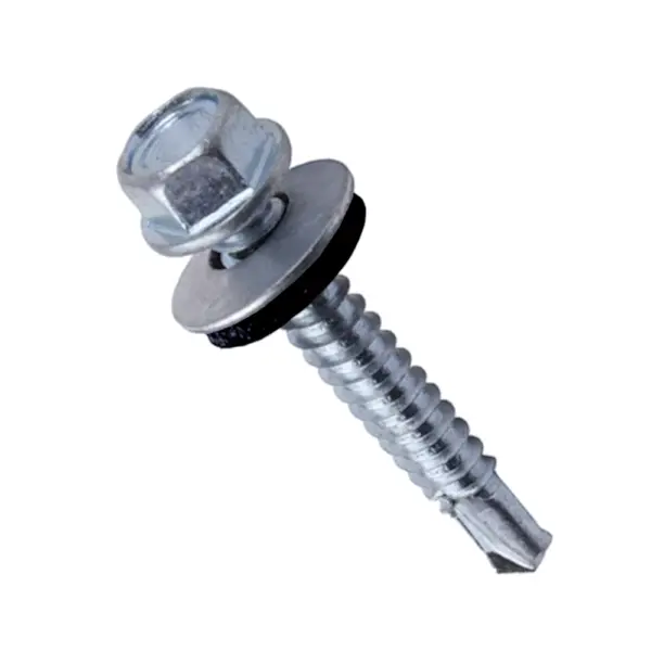 Tornillo Autoperforante 14 X 2 1/2 C/Arandela FISCHER