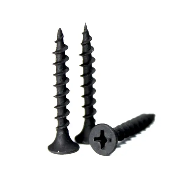Tornillo Para Madera 3.77 X 39.46mm Negro Phillips 200 Unidades