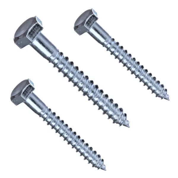 Tornillo Tirafondo 6.35 X 63.50mm 100 Unidades