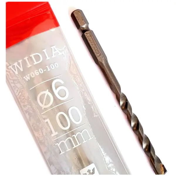Broca De Widia 6mm Venturo Encastre Exagonal