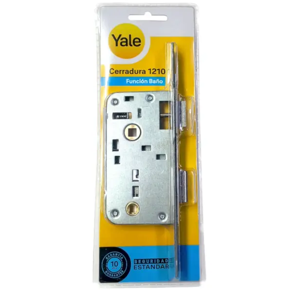 Cerradura YALE 1210 Perno Simple Para Baño