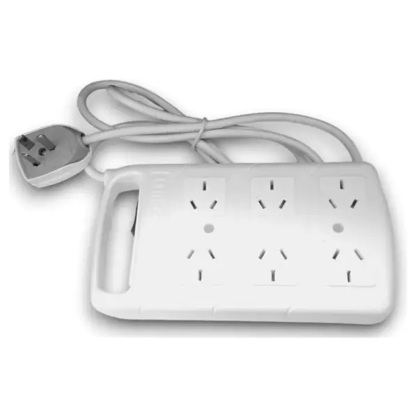 Zapatilla Electrica EXULTT 6 Tomas 1.5Mts Blanca