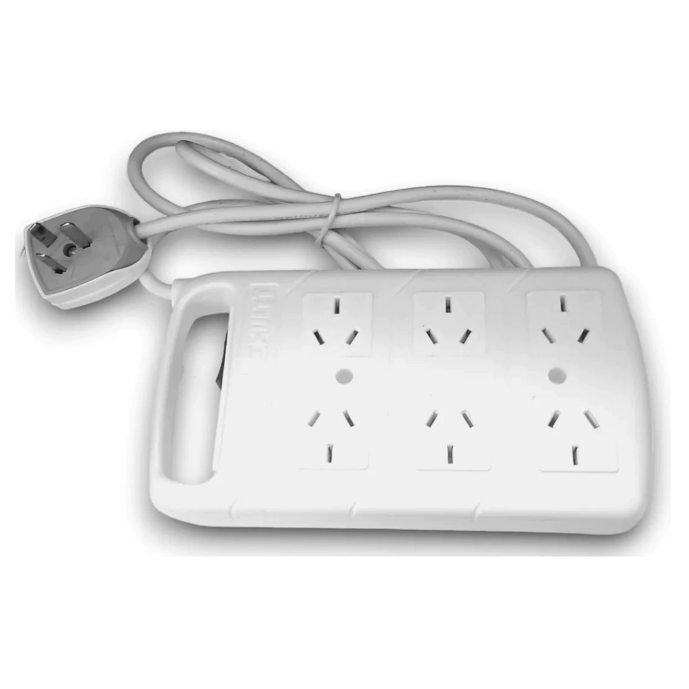 Zapatilla Electrica EXULTT 6 Tomas 1.5Mts Blanca