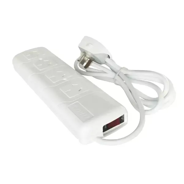 Zapatilla Electrica EXULTT 4 Tomas 2.5Mts Blanca