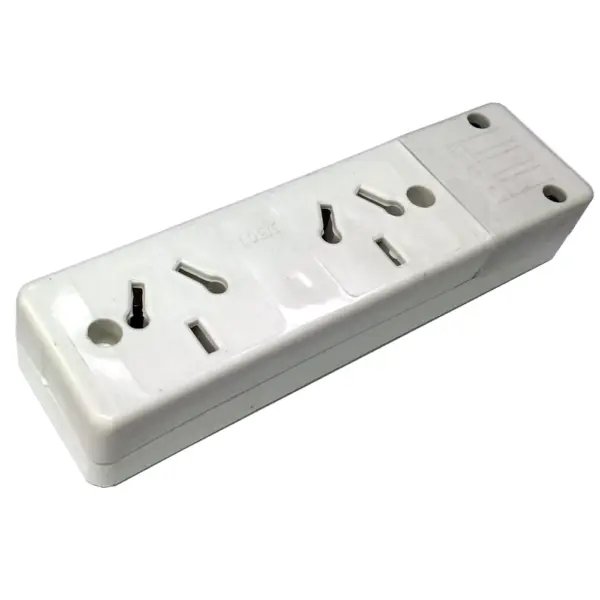 Zapatilla Electrica LOGIC S/Cable 2 Tomas