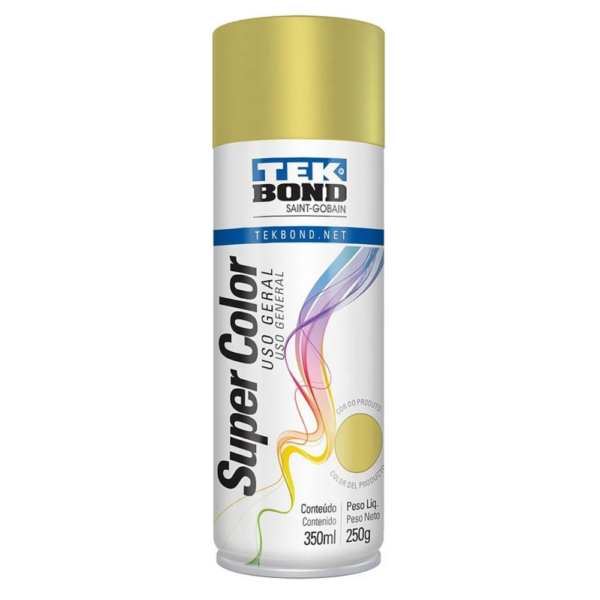 Aerosol TEKBOND Metalico Dorado Oro 350Ml