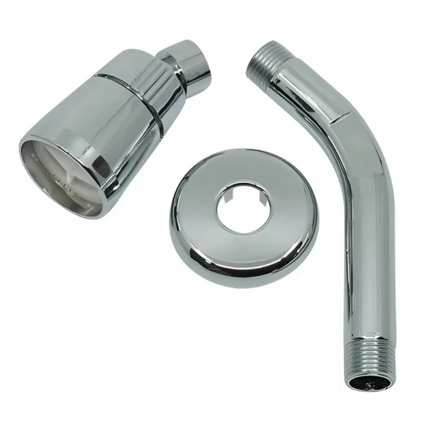 Flor Ducha Y Cuello BLU Cromada