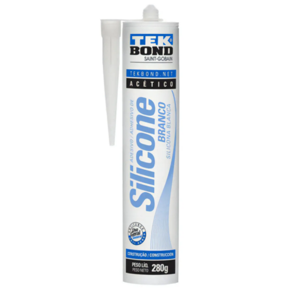 Silicona Acetica Blanco TEKBOND 280Gr