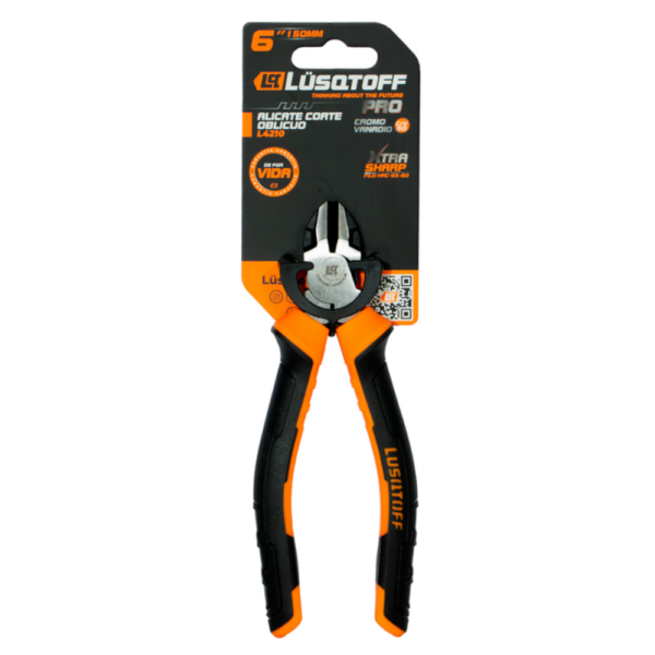 Alicate Corte Oblicuo Pro 6" L4210 LUSQTOFF
