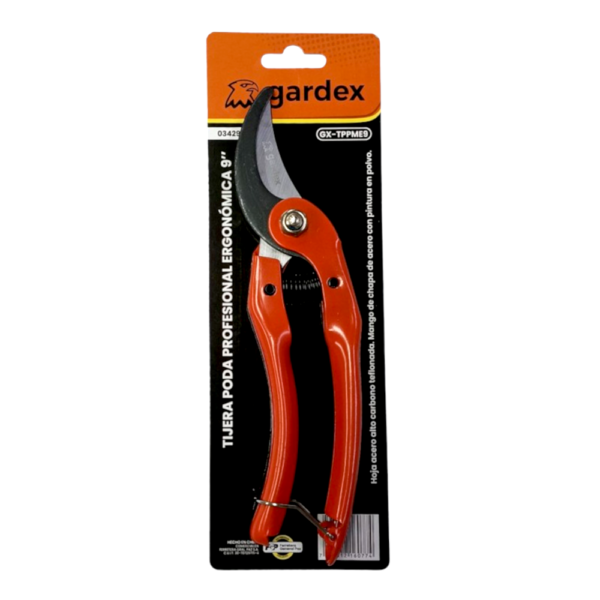 Tijera Poda Gardex Profesional Ergonomica 9"