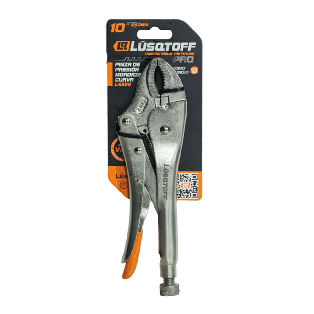 Pinza De Presion Mordaza Curva 10" Pro L4306 LUSQTOFF