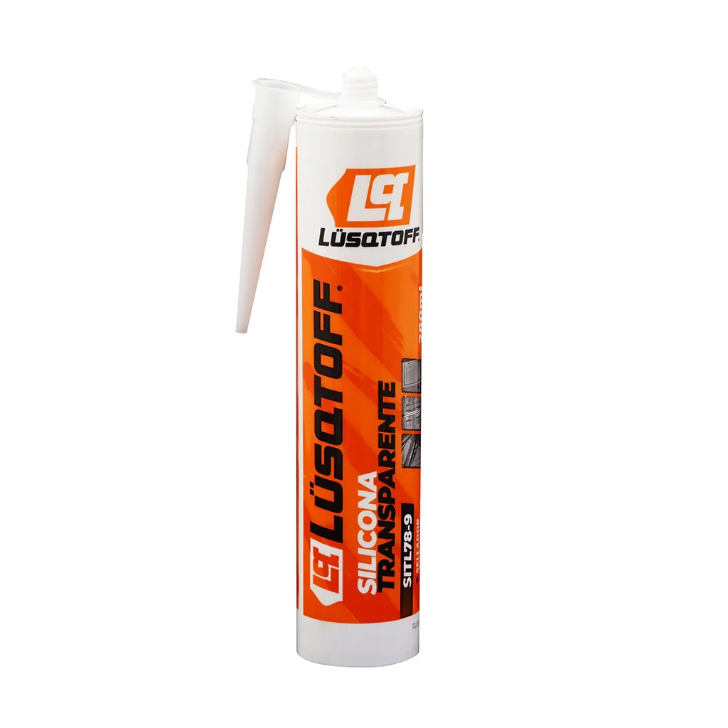 Silicona Acetica Transparente LUSQTOFF 280Ml