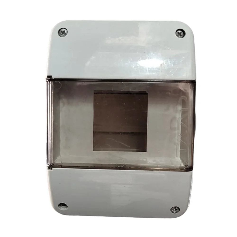Caja Para Termica Exterior 4 Modulos Con Tapa Gris TAAD