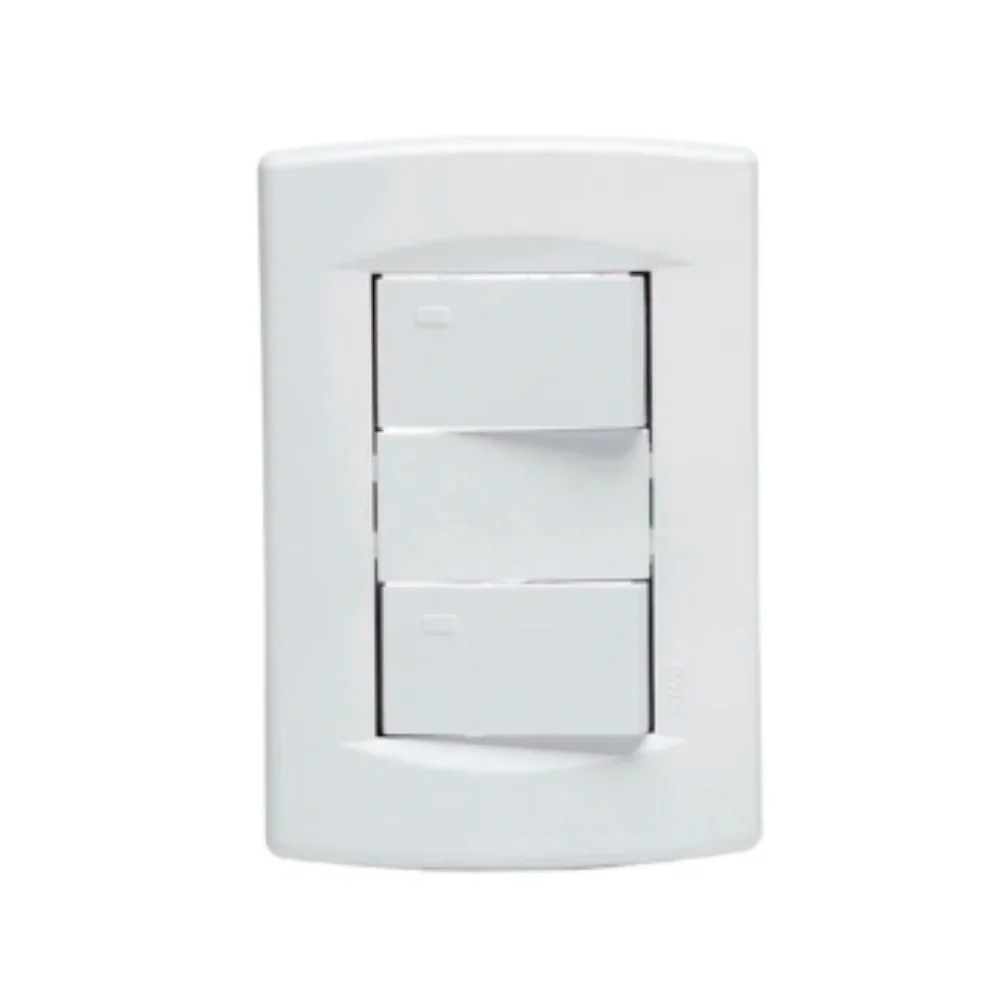 Llave De Luz Armada 2 Llaves 10A SICA Blanca