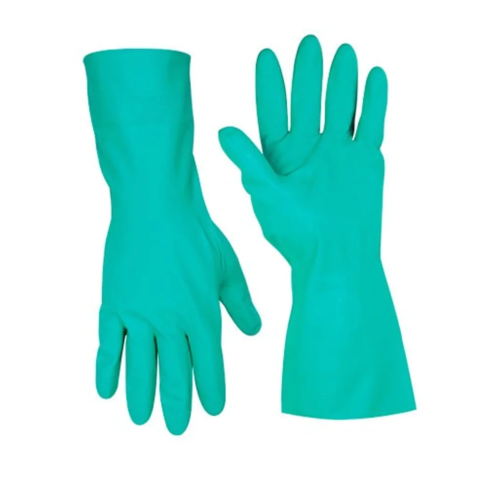 Guantes De Nitrilo Flocado Talle 10