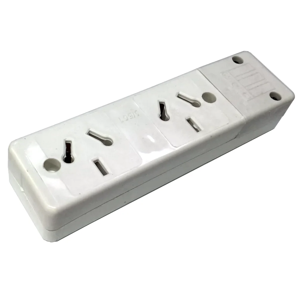 Zapatilla Electrica LOGIC S/Cable 2 Tomas
