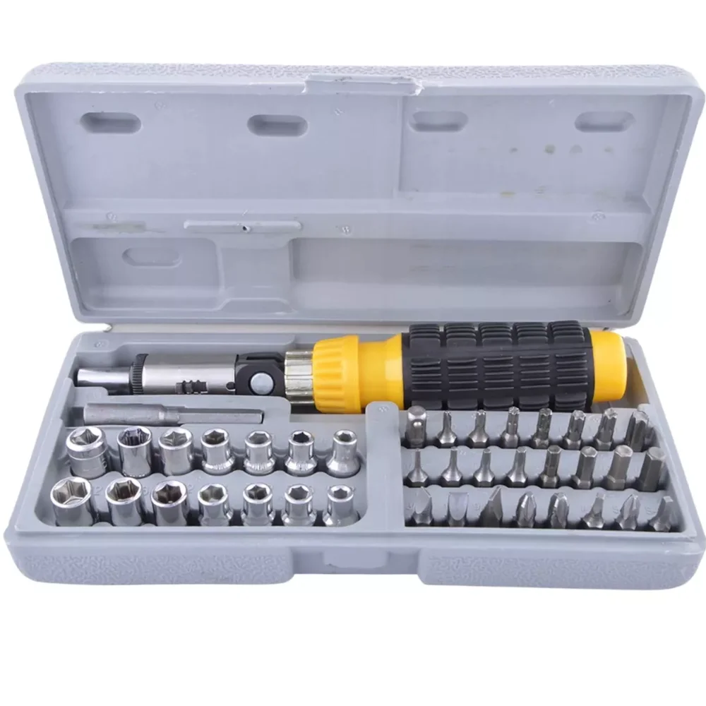 Juego Puntas Y Tubos Destornillador Set X 41 Piezas